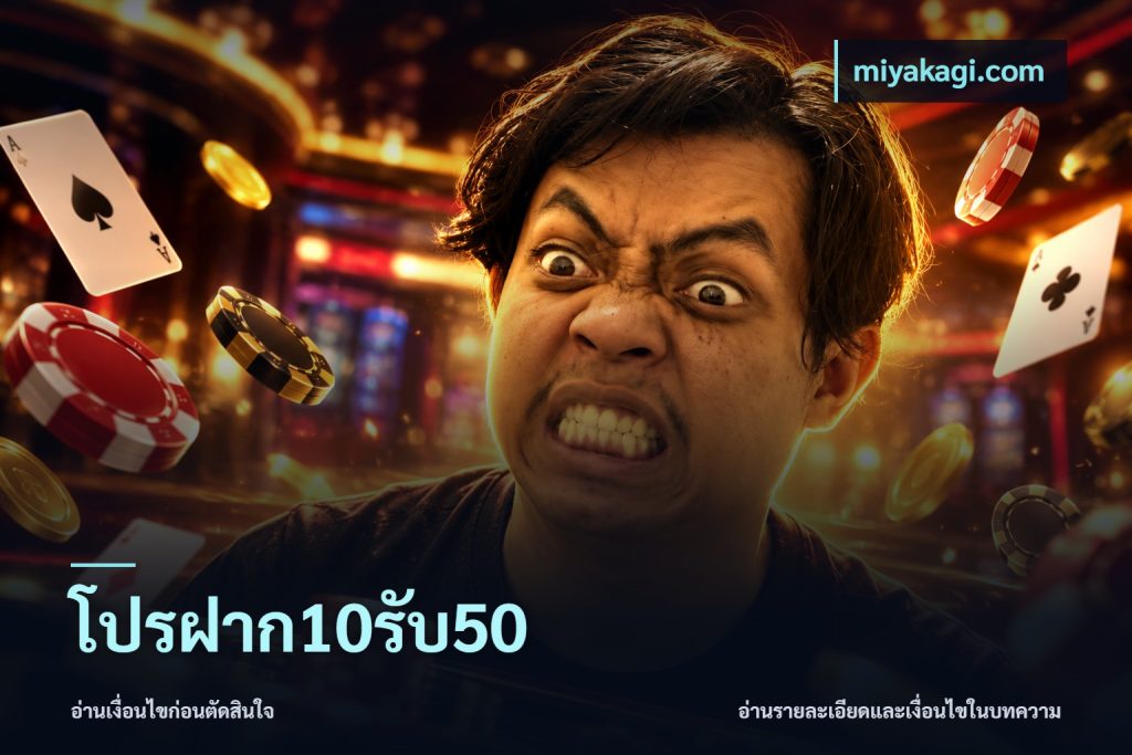 โปรฝาก10รับ50