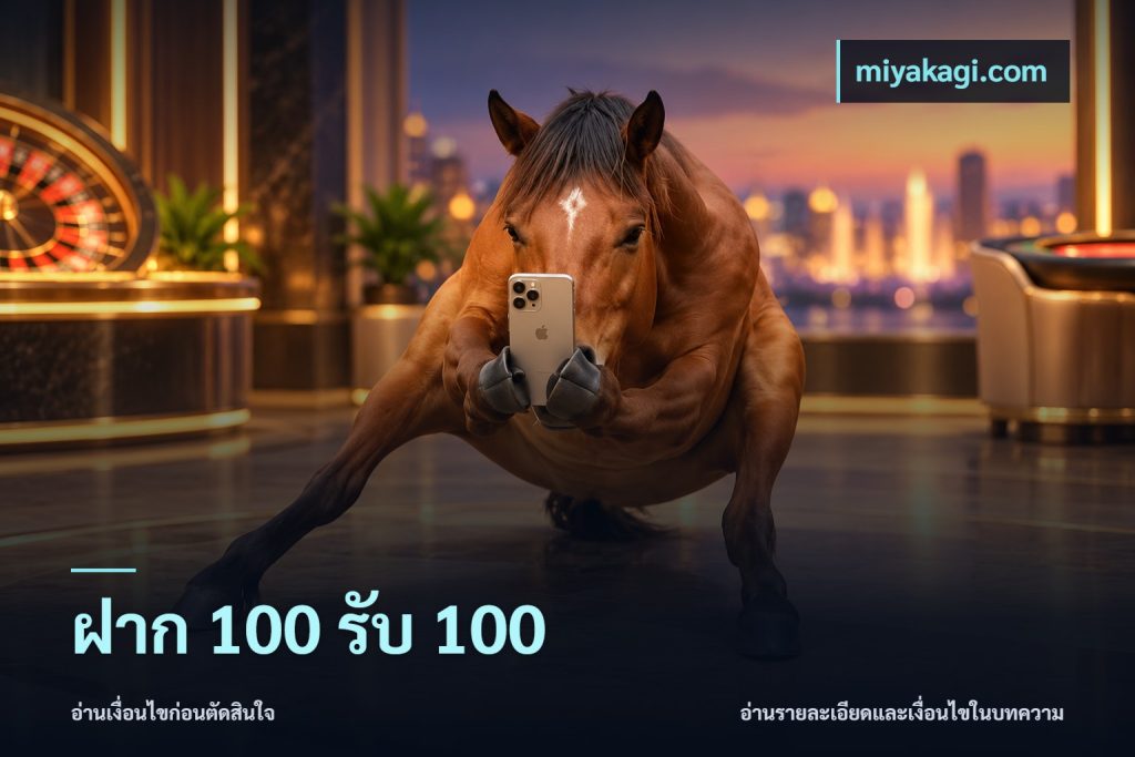ฝาก 100 รับ 100