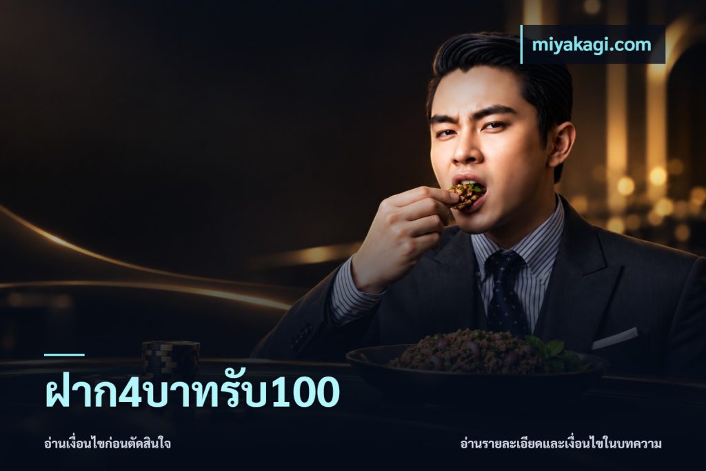 ฝาก4บาทรับ100