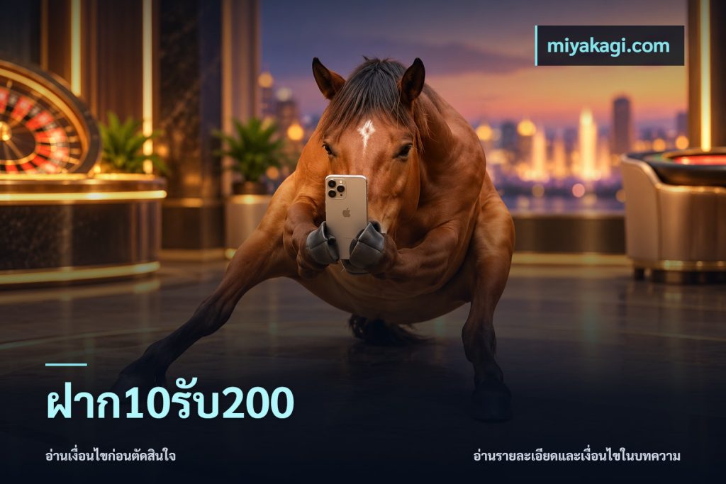 ฝาก10รับ200