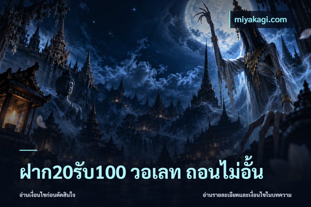 ฝาก20รับ100 วอเลท ถอนไม่อั้น