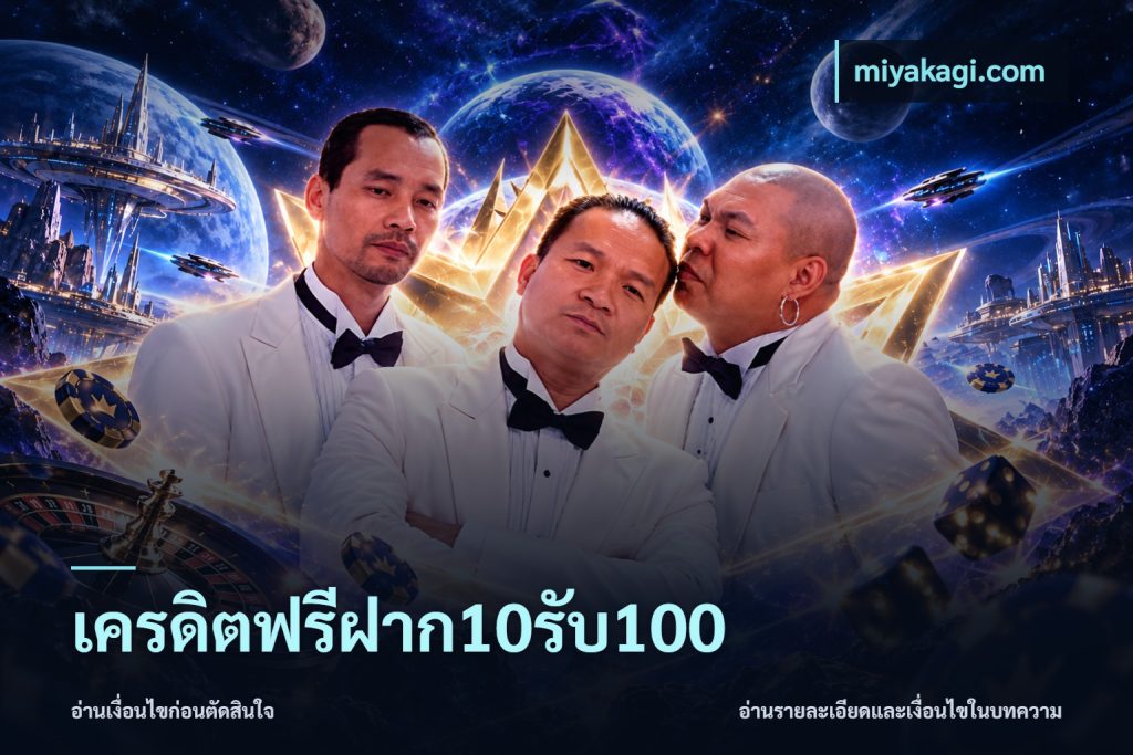 เครดิตฟรีฝาก10รับ100